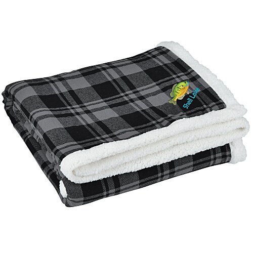 Flannel Sherpa Blanket Main Image