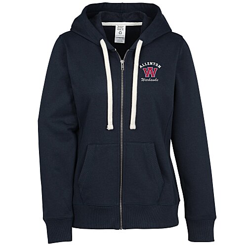 District Recycled Full-Zip Hoodie - Ladies' - Embroidered Main Image