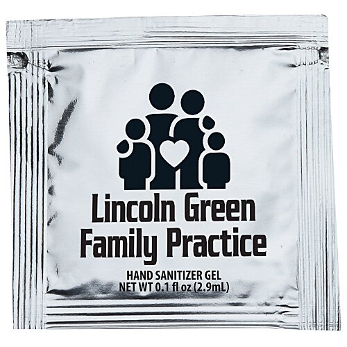 Sanitizer Gel Packet - 0.1 oz. - 24 hr Main Image