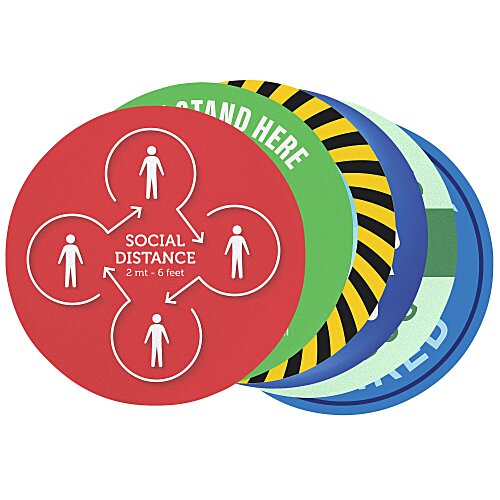 Indoor Surface Grip - Circles - Set of 6 - 18" Main Image