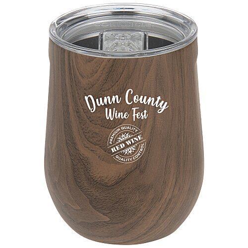 Corkcicle Stemless Wine Cup - 12 oz - Wood Main Image