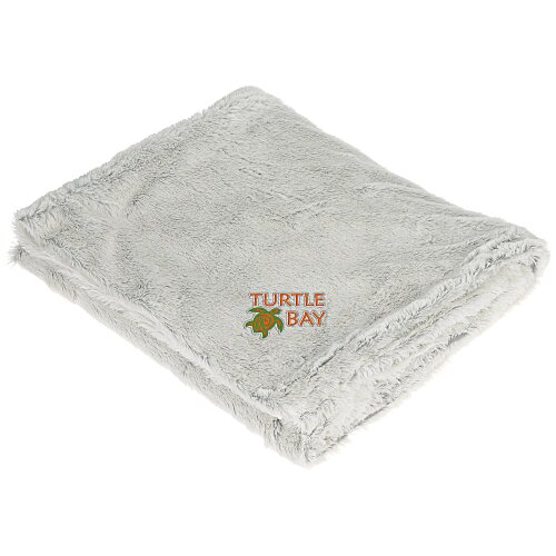 Faux Fur Throw Blanket Main Image