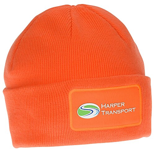 Big Accessories Patch Beanie Main Image