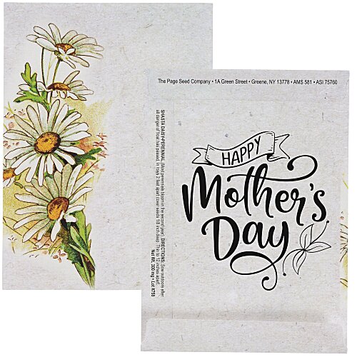 Watercolor Seed Packet - Shasta Daisy Main Image