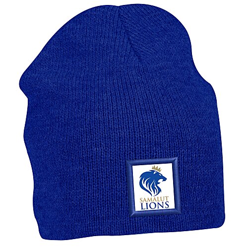 Fleece Lined Beanie - Full Color Patch Main Image