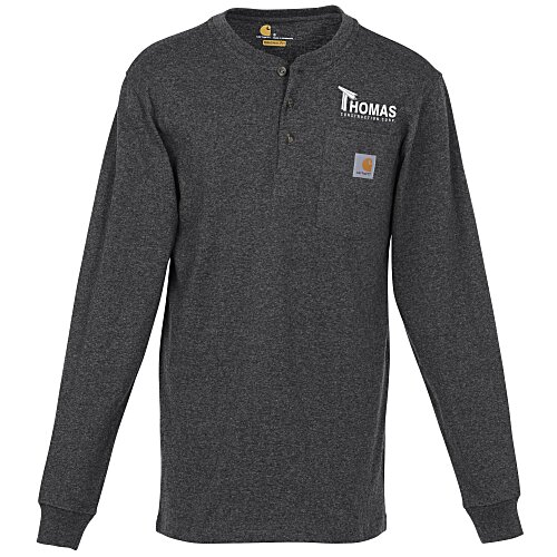Carhartt Long Sleeve Henley Shirt - Screen Main Image