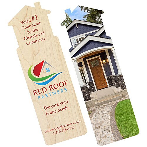 Full Color Paper Bookmark - House Main Image