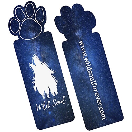 Full Color Paper Bookmark - Paw Main Image