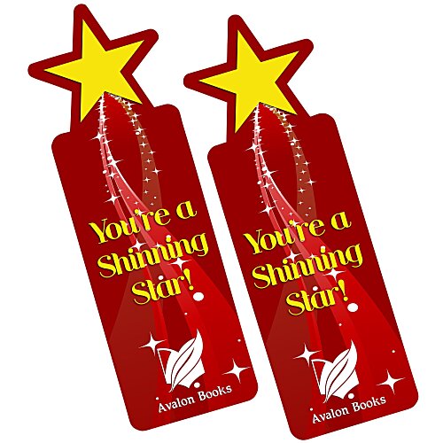 Full Color Paper Bookmark - Star Main Image
