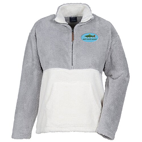 Sherpa Fleece Colorblock 1/4-Zip Pullover Main Image