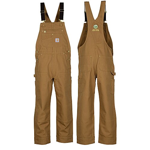 Carhartt Duck Unlined Bib Overalls Main Image