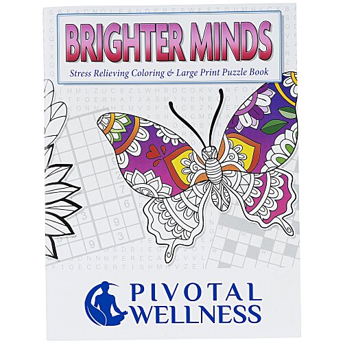 Brighter Minds Puzzle & Coloring Book Main Image