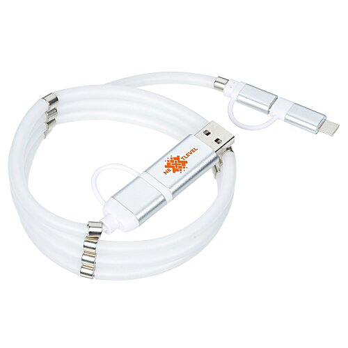 Whirl Duo Charging Cable with Magnetic Wrap Main Image