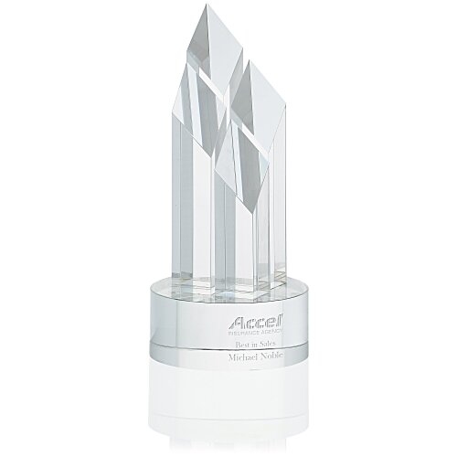 Overton Crystal Award - 10 inches Main Image