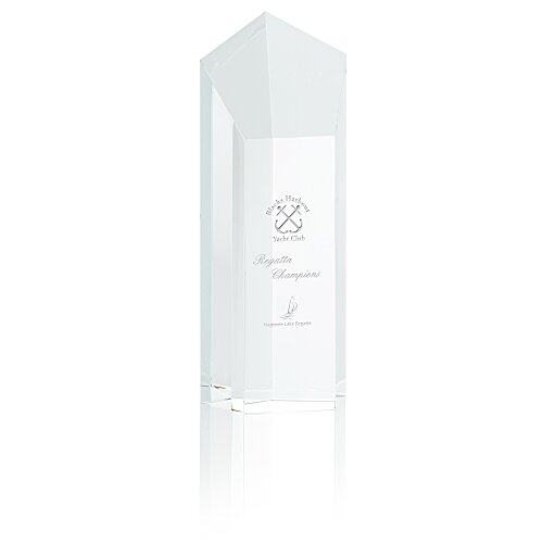 Pentagon Crystal Tower Award - 8 inches Main Image