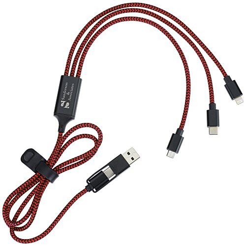 All Over Braided Charging Cable - 24 hr Main Image