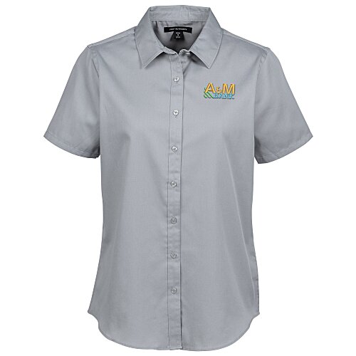 Stain Repel Short Sleeve Twill Shirt - Ladies' Main Image