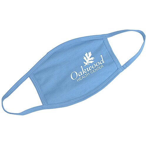 USA Made 4-Ply Cotton Face Mask with Nose Band Main Image