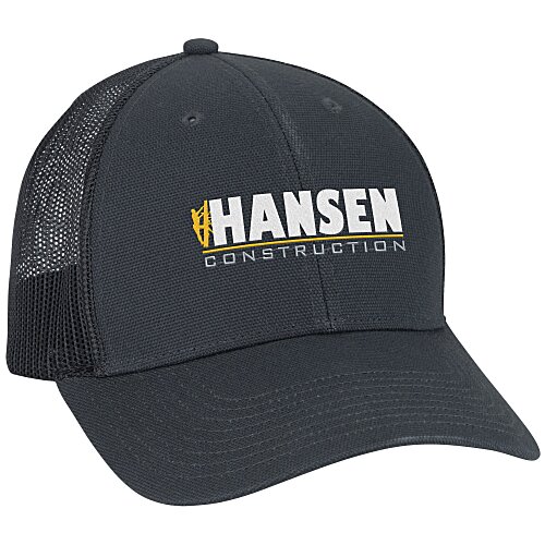 Cotton Canvas Mesh Back Cap Main Image