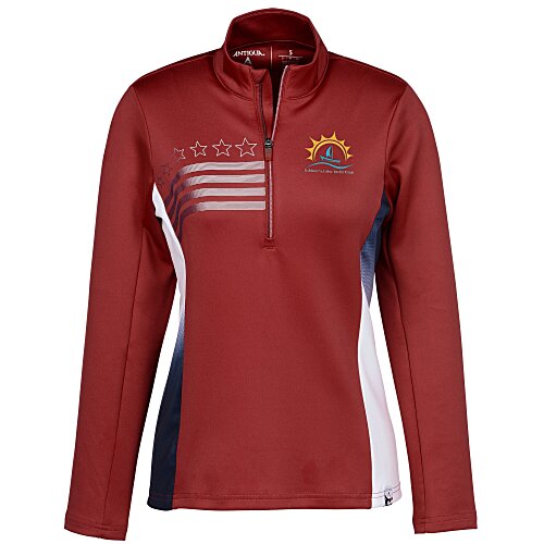 Antigua Liberty Stretch 1/4-Zip Pullover - Ladies' Main Image