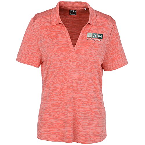 Callaway Broken Stripe Polo - Ladies' Main Image