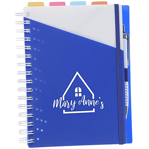 Souvenir Tabbed Notebook with Pen Main Image