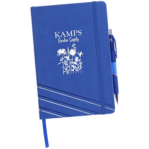 Souvenir Foil Accent Notebook with Pen Main Image