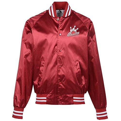 Satin Baseball Jacket Main Image