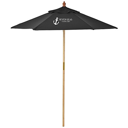 Bamboo Market Umbrella - 7' Main Image