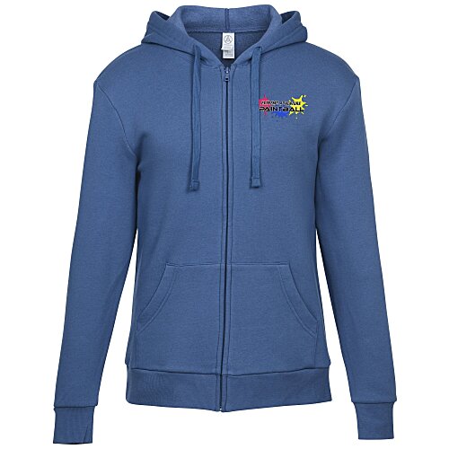 Alternative Cozy Fleece Full-Zip Hoodie - Embroidered Main Image