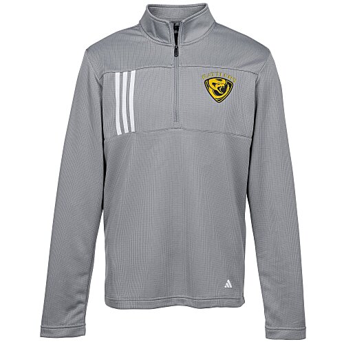 adidas 3-Stripes Double Knit 1/4-Zip Pullover - Men's Main Image