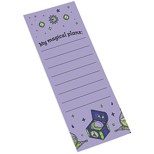 Souvenir Sticky Note Magnetic Notepad - 8" x 3" - 25 Sheet Main Image