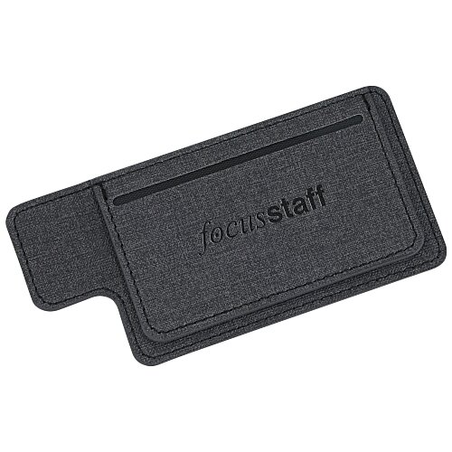 Heathered RFID Phone Wallet and Stand Main Image