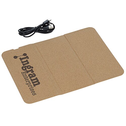 Fold Up Mouse Pad with Wireless Charging Pad Main Image