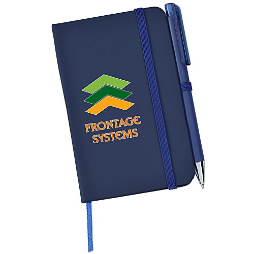 TaskRight Afton Notebook with Pen - 5-1/2" x 3-1/2" - Full Color Main Image