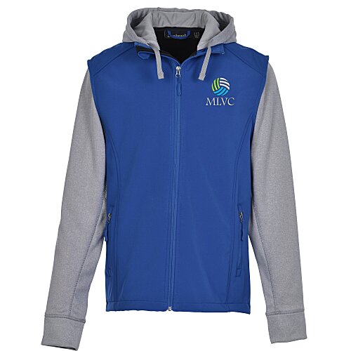Alpha Colorblock Hooded Soft Shell Jacket Main Image