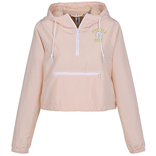 Independent Trading Co. Lightweight 1/4-Zip Crop Jacket - Ladies' Main Image