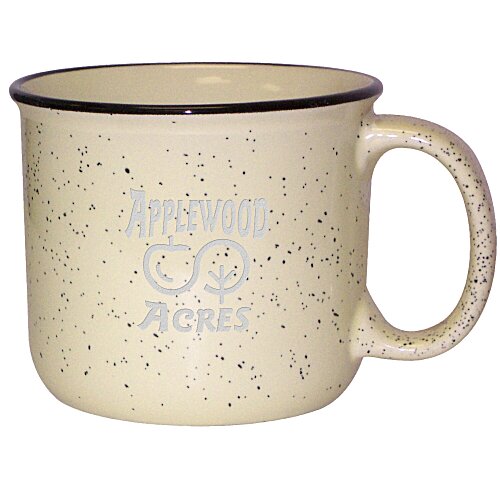 Campfire Ceramic Mug - Colors - 15 oz - Laser Engraved Main Image