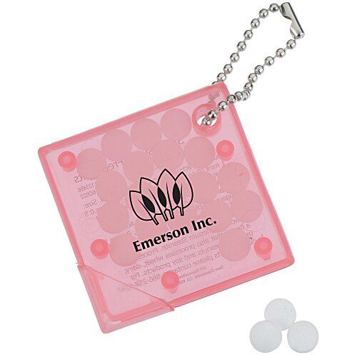 Square Mint Keychain Main Image