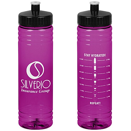 Halcyon Water Bottle with Stay Hydrated Graphics - 24 oz. Main Image