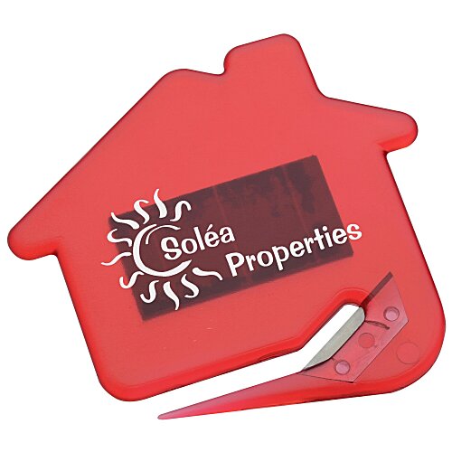 Magnetic House Shaped Letter Slitter - Translucent Main Image