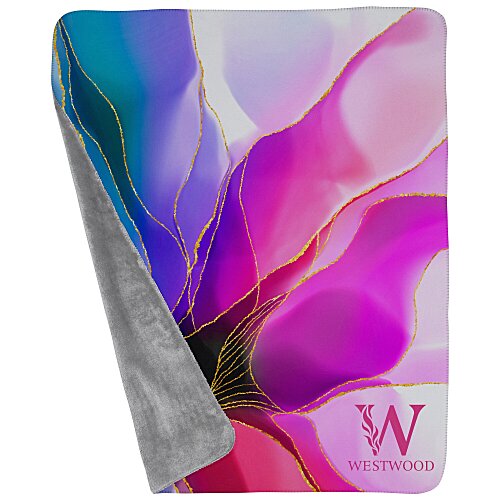 Full Color Sherpa Luxe Blanket Main Image