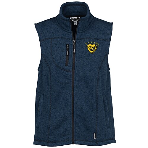 Sweater Knit Fleece Vest - Ladies' Main Image