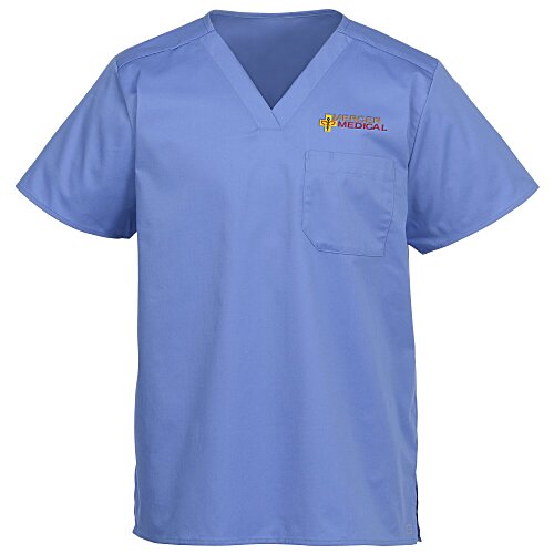 Wink Mechanical Stretch Chest Pocket V-Neck Top - Men's Main Image