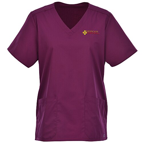 Wink Mechanical Stretch V-Neck Top - Ladies' Main Image