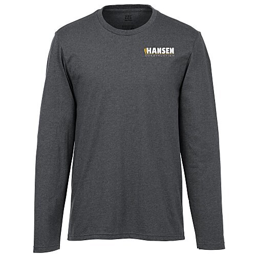 District Recycled Long Sleeve T-Shirt - Embroidered Main Image