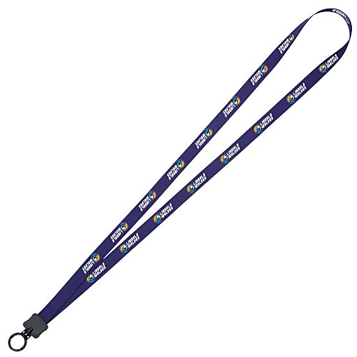 Dye-Sublimated Lanyard - 1/2" - 32" - Plastic O-Ring Main Image