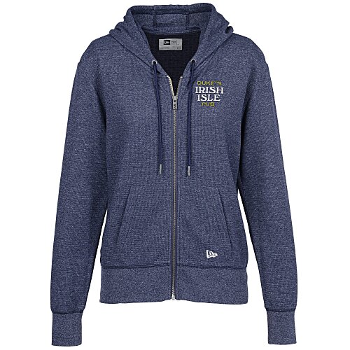 New Era Lightweight Full-Zip Waffle Hoodie - Ladies' Main Image
