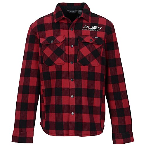 Eddie Bauer Sherpa-Lined Fleece Shirt Jacket - Men's Main Image