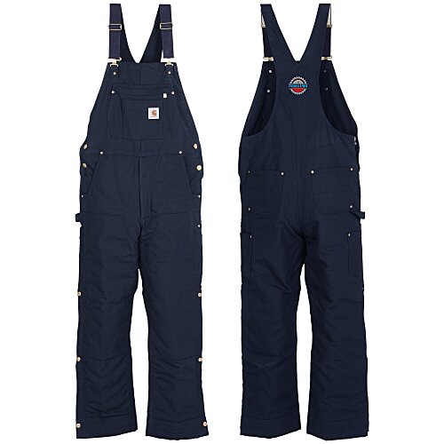 Carhartt Quilt Lined Firm Duck Bib Overalls Main Image
